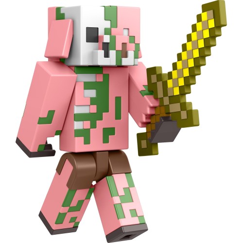 Mattel Minecraft Figure 8Cm Build-A-Portal Zombified Piglin GTP08 / HDV07 194735031887