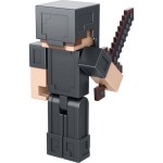 Mattel Minecraft Figure 8Cm Build-A-Portal Steve in Netherite Armor  GTP08 / HDV12 194735031856