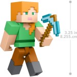 Mattel Minecraft Figure 8Cm Alex Build-A-Portal GTP08 / HFC34 194735037247