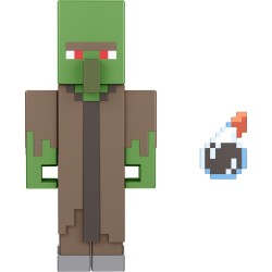 Mattel Minecraft Figure 8Cm Build-A-Portal Zombie Villager GTP08 / HGK37 194735050468