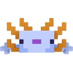 Mattel Minecraft Figure 8Cm Build-A-Portal Axolotls GTP08 / HGK38 194735050475