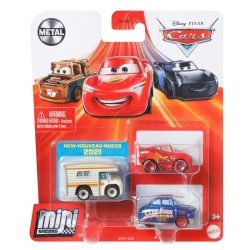 Mattel Cars Mini - Set Of 3 Larry Camper, Hudson Hornet, Mcqueen GKG01 / GVG17 887961924756
