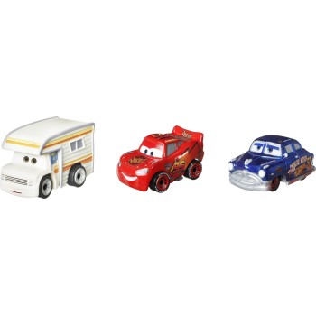 Mattel Cars Μινι Αυτοκινητάκια - Σετ Των 3 Larry Camper, Hudson Hornet, Mcqueen GKG01 / GVG17 887961924756