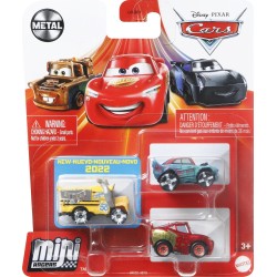 Mattel Cars Μινι Αυτοκινητάκια - Σετ Των 3 Miss Fritter, Fishtail and Rusteze Lightning McQueen GKG01 / HFC62 194735037551