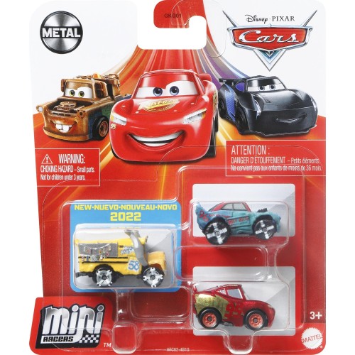 Mattel Cars Μινι Αυτοκινητάκια - Σετ Των 3 Miss Fritter, Fishtail and Rusteze Lightning McQueen GKG01 / HFC62 194735037551
