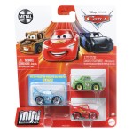 Mattel Cars Μινι Αυτοκινητάκια - Σετ Των 3 Damaged King, Lightning McQueen & Chick Hicks GKG01 / HFC63 194735037445