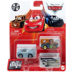 Mattel Cars Μινι Αυτοκινητακια - Σετ Των 3 Finn McMissile, Mater & Siddeley the Spy Jet Car GKG01 / HFC64 194735037506