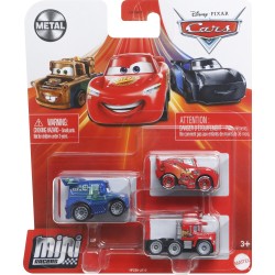 Mattel Cars Μινι Αυτοκινητάκια - Σετ Των 3 Dj Mack Lightning Mcqueen GKG01 / HFC66 194735037483