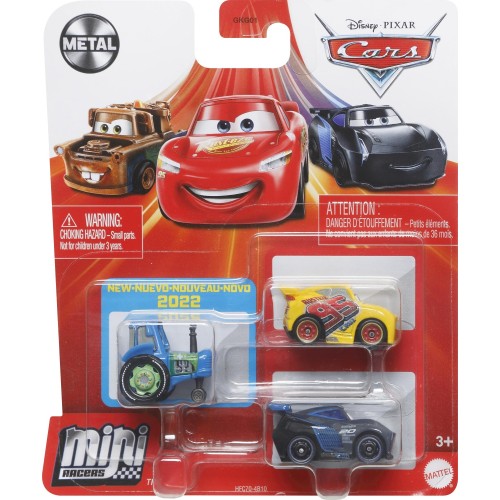 Mattel Cars Mini - Set Of 3 Clutch Aid Tractor, Cruz, Storm GKG01 / HFC70 194735037452