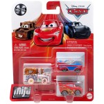 Mattel Cars Mini - Set Of 3 Soapy Mater, Lightning McQueen & Union Jack Ramone GKG01 / HFC76 194735037476
