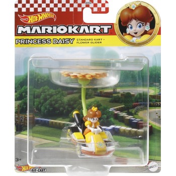 Mattel Hot Wheels Αυτοκινητάκια Mario Kart Με Ανεμόπτερο Princess Daisy GVD30 / HDB41 194735019144