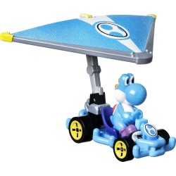 Mattel Hot Wheels Αυτοκινητάκια Mario Kart Με Ανεμόπτερο Light-Blue Yoshi GVD30 / HDB44 194735019090