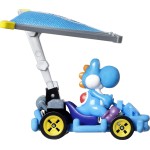 Mattel Hot Wheels Αυτοκινητάκια Mario Kart Με Ανεμόπτερο Light-Blue Yoshi GVD30 / HDB44 194735019090