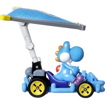 Mattel Hot Wheels Αυτοκινητάκια Mario Kart Με Ανεμόπτερο Light-Blue Yoshi GVD30 / HDB44 194735019090