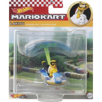 Mattel Hot Wheels Mario Kart Cars With Anemoper Lakitu Standard Kart GVD30 / HDB45 194735019106