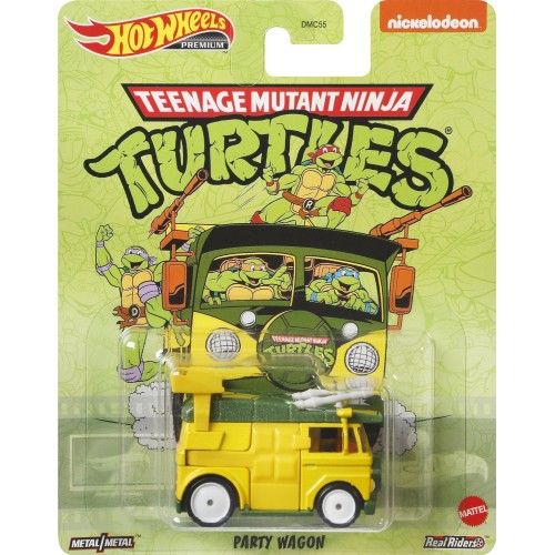 Mattel Hot Wheels Collective Enterainment Cars Teenage Mutant Ninja Turtle Party Wagon  DMC55 / GJR50 887961816303