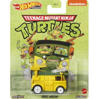 Mattel Hot Wheels Συλλεκτικά Αυτοκινητάκια Entertainment Teenage Mutant Ninja Turtle Party Wagon  DMC55 / GJR50 887961816303