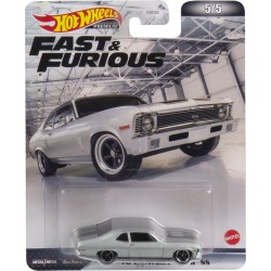 Mattel Hot Wheels Συλλεκτικά Αυτοκινητάκια Entertainment Fast & Furious 70 Chevrolet Nova SS DMC55 / HCP14 194735016341