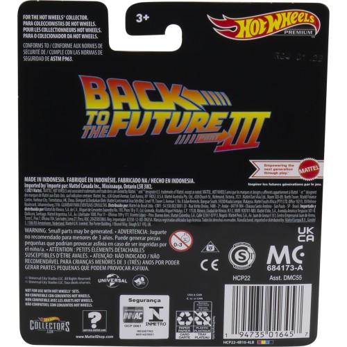 Mattel Hot Wheels Collective Enterainment Cars Back To The Future Time Machine 1995 DMC55 / HCP22 194735016457