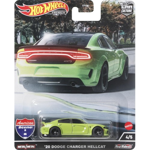 Mattel Hot Wheels Cars - Collective Races 20 Dodge Charger Hellcat FPY86 / HCK04 194735011490