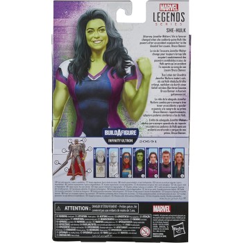 Hasbro Marvel Legends Series Disney Plus She-hulk MCU Action Figure 6-inch, Includes 2 Accessories and 1 Build-a-figure F3854 50