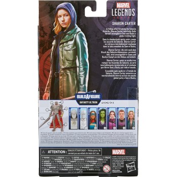 Hasbro Avengers Marvel Legends Series Disney Plus Sharon Carter Falcon And The Winter Soldier MCU Action Figure 6-Inch F3860 501
