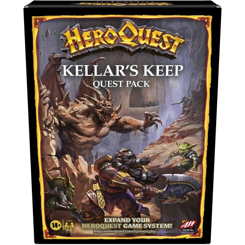 Hasbro Avalon Hill Heroquest Kellars Keep Expansion, Dungeon Crawler Board Game F4543 5010993938063