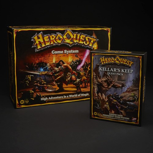 Hasbro Avalon Hill Heroquest Kellars Keep Expansion, Dungeon Crawler Board Game F4543 5010993938063