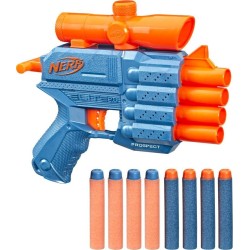 Hasbro Nerf Elite 2.0 Prospect Qs-4 Blaster, 8 Official Nerf Elite Darts, 4-Dart Blasting, Nonremovable Targeting Scope F4190 50