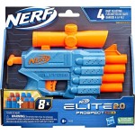 Hasbro Nerf Elite 2.0 Prospect Qs-4 Blaster, 8 Official Nerf Elite Darts, 4-Dart Blasting, Nonremovable Targeting Scope F4190 50
