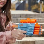Hasbro Nerf Elite 2.0 Prospect Qs-4 Blaster, 8 Official Nerf Elite Darts, 4-Dart Blasting, Nonremovable Targeting Scope F4190 50