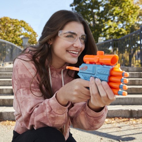 Hasbro Nerf Elite 2.0 Prospect Qs-4 Blaster, 8 Official Nerf Elite Darts, 4-Dart Blasting, Nonremovable Targeting Scope F4190 50