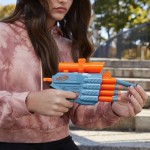 Hasbro Nerf Elite 2.0 Prospect Qs-4 Blaster, 8 Official Nerf Elite Darts, 4-Dart Blasting, Nonremovable Targeting Scope F4190 50