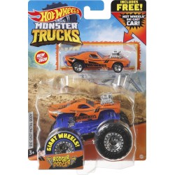Mattel Hot Wheels Monster Trucks Vehicle With Cars Rodger Dodger GRH81 / GRH83 887961904925