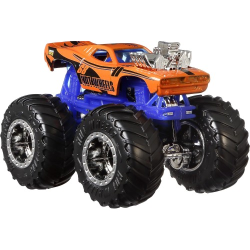 Mattel Hot Wheels Όχημα Monster Trucks Με Αυτοκινητάκι Rodger Dodger GRH81 / GRH83 887961904925