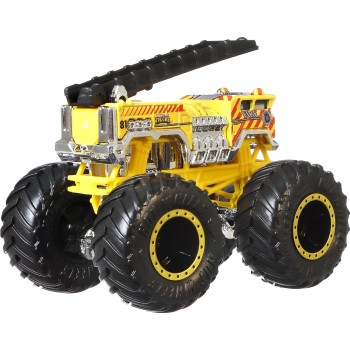 Mattel Hot Wheels Όχημα Monster Trucks Με Αυτοκινητακι 5 Alarm GRH81 / GWW03 887961948394