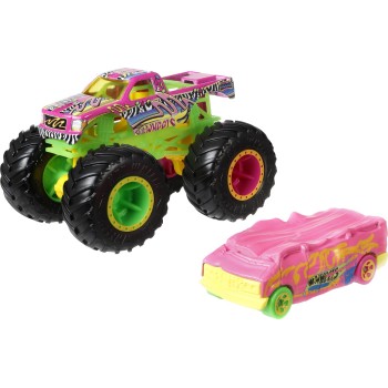 Mattel Hot Wheels Όχημα Monster Trucks Με Αυτοκινητάκι Torque Terror GRH81 / GYL89 887961975604