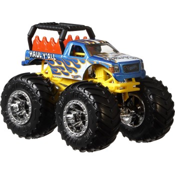 Mattel Hot Wheels Monster Trucks Vehicle With Cars Haul Y all GRH81 / GYL99 887961975635
