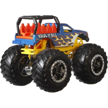 Mattel Hot Wheels Monster Trucks Vehicle With Cars Haul Y all GRH81 / GYL99 887961975635