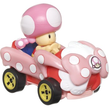 Mattel Hot Wheels Αυτοκινητάκια Mario Kart Toadette Pink Birthday Girl GBG25 / HDB26 194735019007