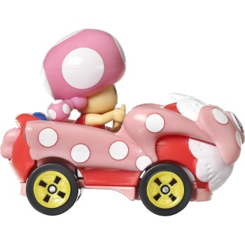 Mattel Hot Wheels Mario Kart Cars Toadette Pink Birthday Girl GBG25 / HDB26 194735019007
