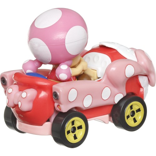 Mattel Hot Wheels Mario Kart Cars Toadette Pink Birthday Girl GBG25 / HDB26 194735019007