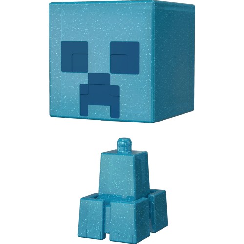 Mattel Minecraft - Mob Head Μινι Φιγούρες Supercharged Creeper HDV64 / HDV84 194735032532