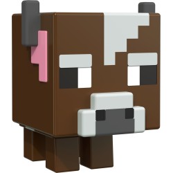 Mattel Minecraft - Mob Head Μινι Φιγουρες Cow HDV64 / HDV85 194735032723