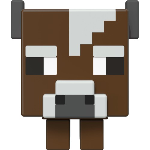 Mattel Minecraft - Mob Head Μινι Φιγουρες Cow HDV64 / HDV85 194735032723