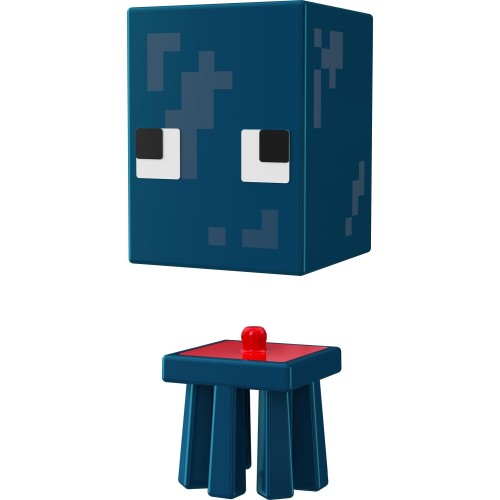 Mattel Minecraft - Mob Head Μινι Φιγουρες Squid HDV64 / HDV87 194735032815