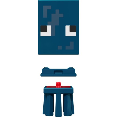 Mattel Minecraft - Mob Head Μινι Φιγουρες Squid HDV64 / HDV87 194735032815