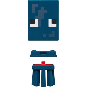 Mattel Minecraft - Mob Head Μινι Φιγουρες Squid HDV64 / HDV87 194735032815