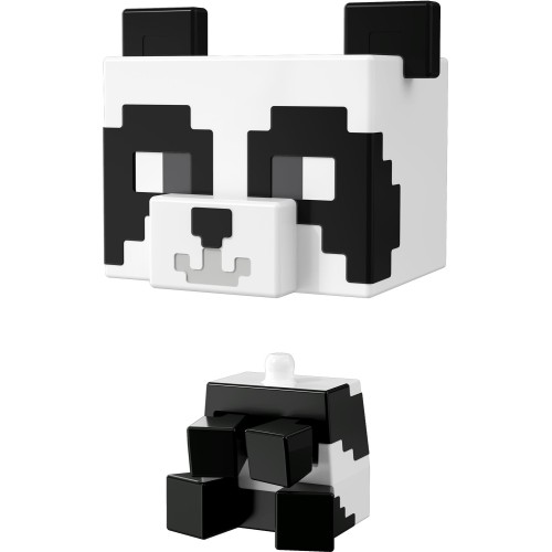Mattel Minecraft - Mob Head Μινι Φιγουρες Panda HDV64 / HDV89 194735032686