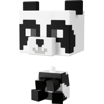 Mattel Minecraft - Mob Head Μινι Φιγουρες Panda HDV64 / HDV89 194735032686